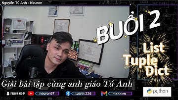 [Livestream] Ôn tập Python cơ bản - Buổi 2