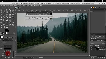 Adding text to a picture using GIMP 2.10 tutorial
