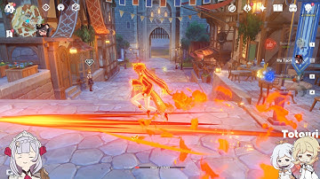 C1 Hu Tao Jump Animation Cancelling 9 Charged Attacks