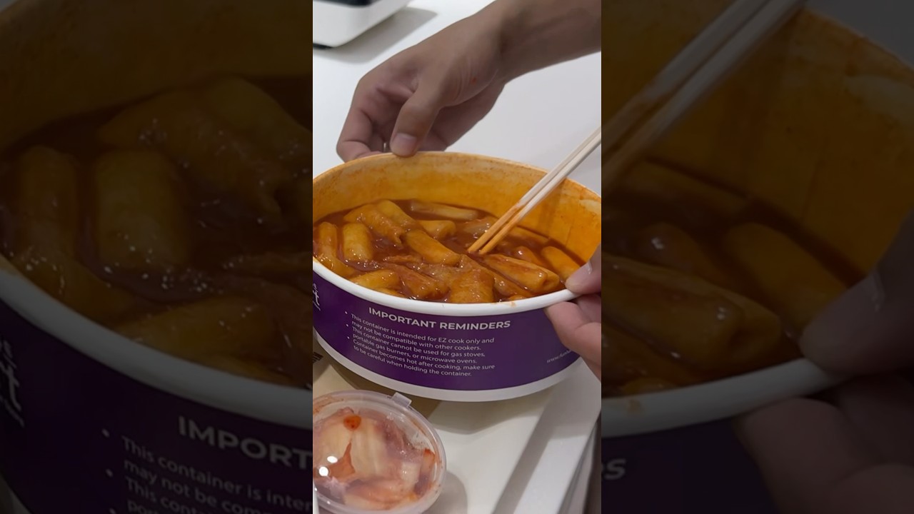 How to cook Tteokbokki in 20 seconds 