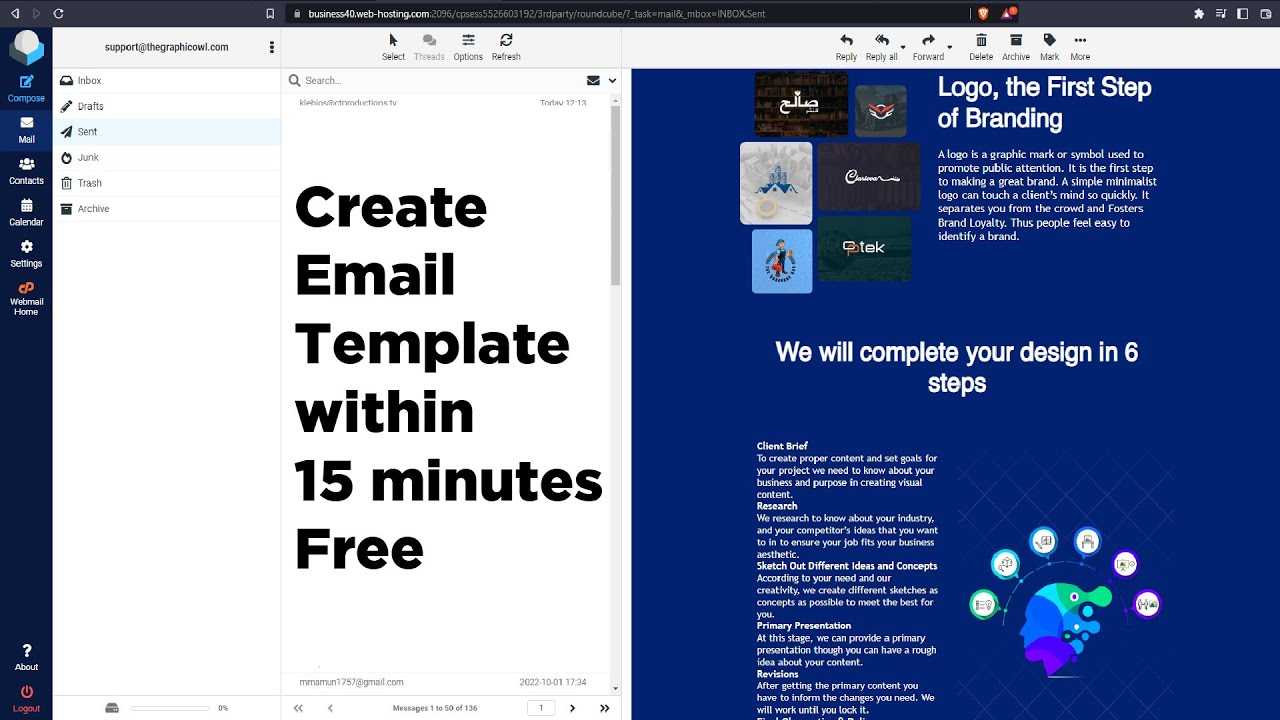 Free html Email Template Design within 15 minutes, No coding skill ...