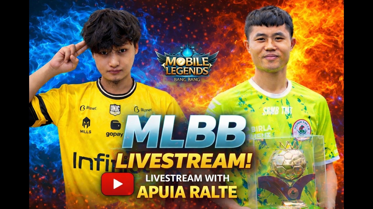 🔴 LIVE WITH APUIA RALTE - ISL BEST PLAYER | ML/BGMI/PUBG PC PRO 🔴 LIVE ...