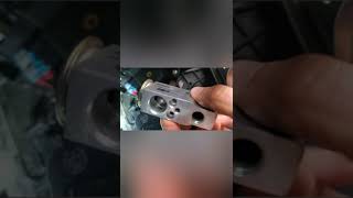 2nd Gen Toyota Tundra air conditioning expansion block, orifice tube easy replacement. 2008 Tundra.