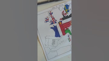 Map of Europe 1914 - Kingdom of Spain #europe #flag #country #geography #ww1 #history