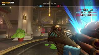 I killed a pharah with 2 shot from spawn as a pharah XD