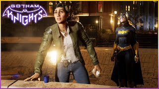 Gotham Knights Batgirl And Renee Montoya Visit Jim Gordon Memorial