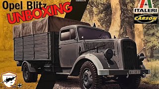 : Bausatzvorstellung: Italeri Kfz.305 Opel Blitz 1:35 |ModellbauDE| Unboxing