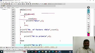 C4.25 | while loop | given number is prime  or not | C language | for Beginners |Dr. Kaja Masthan