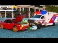 Ambulance Repair Cars Lights - Wheel City Heroes (WCH) - Street Vehicles Cartoon