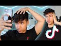 HOW TO BASIC TIK TOK TRANSITIONS (head, push, mouth, hat)