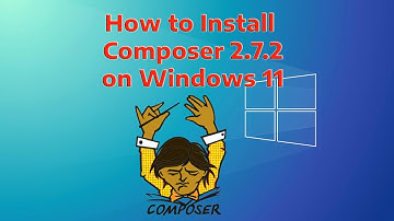 How to Install Composer on Windows 11 with exe file ( setup file ) | install composer without CMD