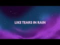 Paul r  like tears in rain official audio