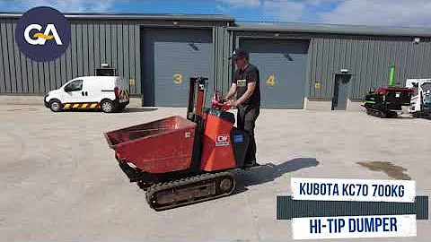 2016 KUBOTA KC70 Hi-Tip dumper