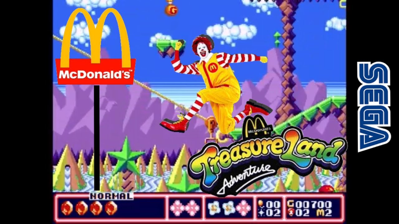 McDonald s Treasure Land Adventure 1993 Sega Genesis 16 bit Game mcdonald-s-treasure-land-adventure-1993-sega-genesis-16-bit-game
