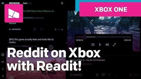 Hands-on: Readit (for Reddit) on Xbox One!