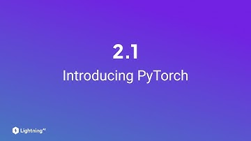 Unit 2.1 | Introducing PyTorch