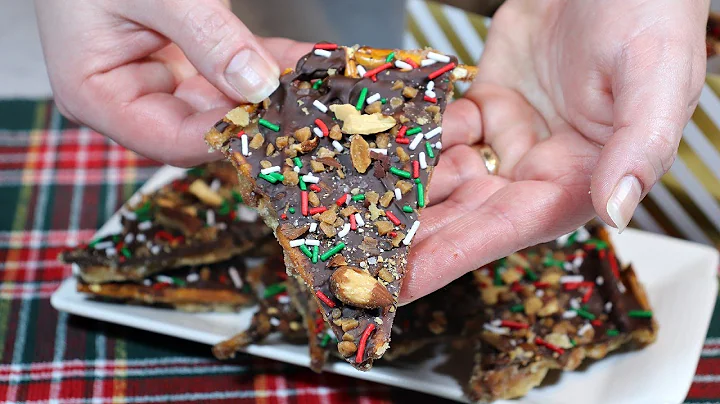 Pretzel Christmas Crack | Sweet, Salty Holiday Candy