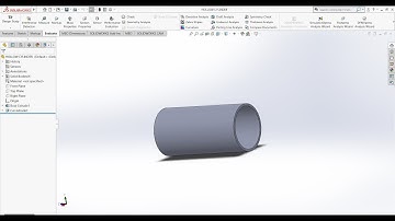 How to design a Right angle Hollow Cylinder using SOLIDWORKS
