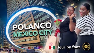 Mexico City 🇲🇽 The ultimate LUXURY Polanco experience by foot 4K