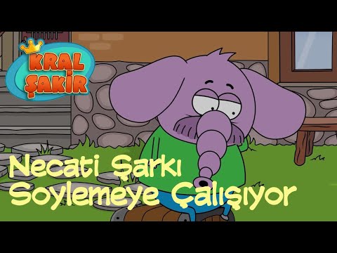 Kral Şakir - Necati Şarkı Soylemeye Çalışıyor (Çizgi Film)