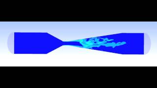 VENTURI EFFECT - TURBULENCE KE CFD SIMULATION