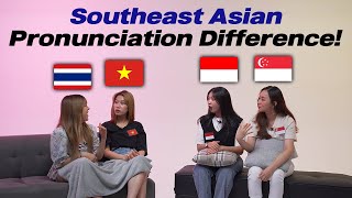 Southeast Asia Pronunciation Differences!! Thailand, Vietnam, Indonesia, Singapore