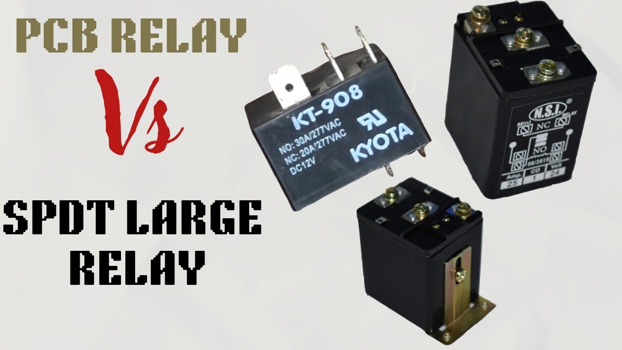 SPDT-реле против печатной платы. Разборка небольшого реле от Гуриндера Сингха.