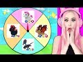 Mystery Wheel Decides Which LEGENDARY Pets I Trade In Adopt Me For 24 Hours... Adopt Me Trading