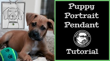 Making a Puppy Portrait Pendant: A Silversmithing Tutorial