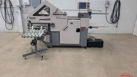 Standard Horizon AFC-546AKT Automatic Setup Cross Folder Paper Folder - 112122117001A