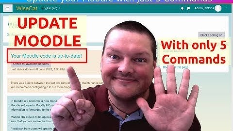 Update your Moodle with only 5 Commands