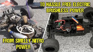 How To Convert A Nitro Powered Truck To Electric Brushless Power