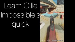 Ollie impossible tutorial | True Skate screenshot 2