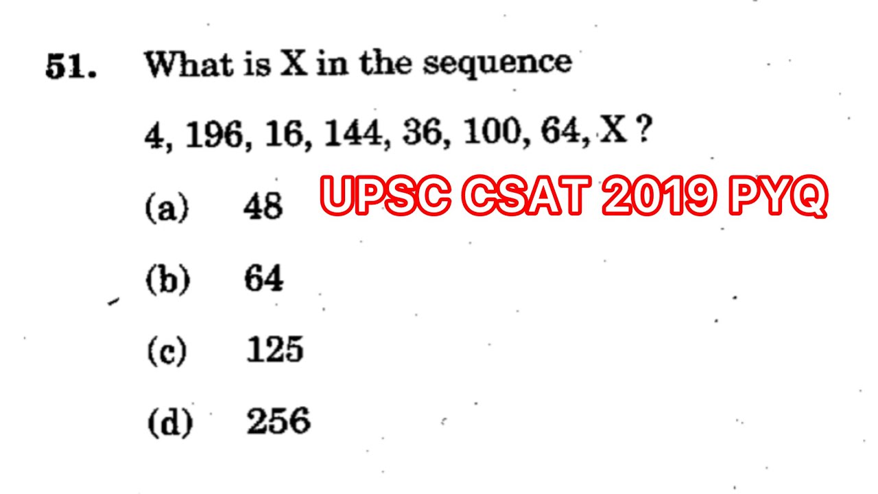 What Is X In The Sequence 4 196