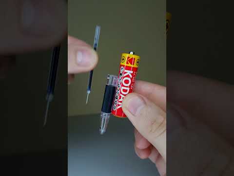 WOW 😱 Mini Tattoo Machine Made from a Regular Pen 😱
