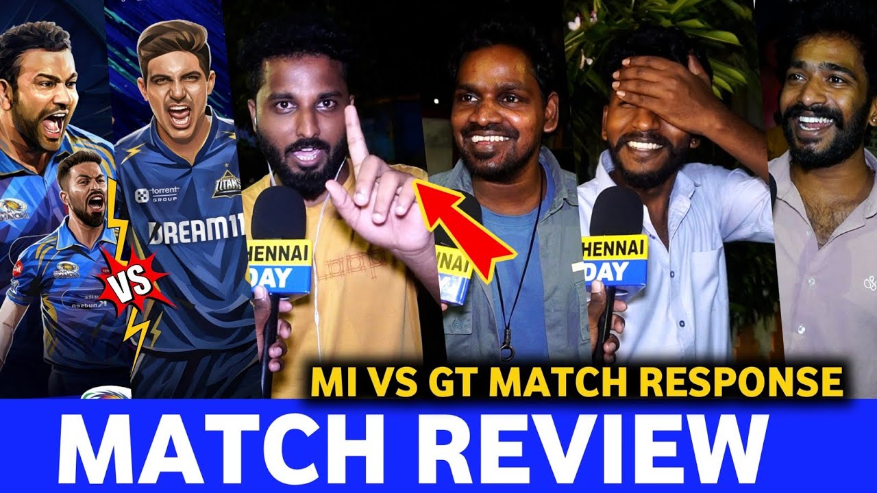 *தா RCB ஓட விடுறோம் Finalல "😡🔥தரமான Match " Mi vs Gt Match Reaction, | Mi vs Gt Match Review | CD !