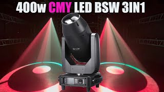 CMY CTO 400W Beam Spot Wash LED BSW 3IN1 Moving Head Light