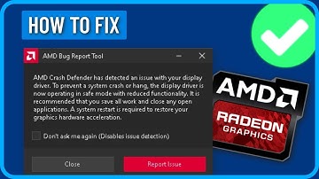 Hoe u het probleem kunt oplossen dat AMD Crash Defender een probleem heeft gedetecteerd met uw be...