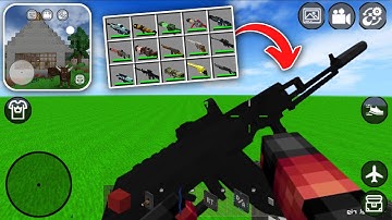 How to Make WORKING WEAPONS in MINI BLOCK CRAFT