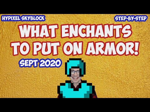 Come Enchant Armor - Hypixel Guida Skyblock (2020)