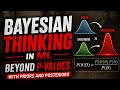 Bayesian Thinking in ML Beyond p-values with Priors and Posteriors