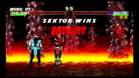 Mortal Kombat Trilogy - Sektor Failed Fatality