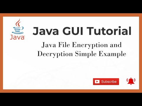 Java File Encryption and Decryption Simple Example