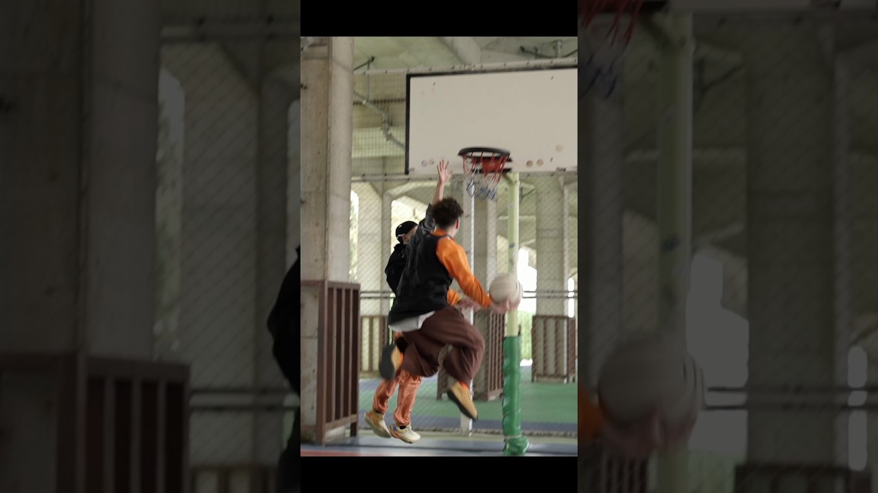 勝負所のビックショットを決める🏀💥 #shorts #basketball #streetball #バスケ
