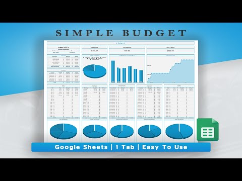 Simple Budget Planner for Google Sheets