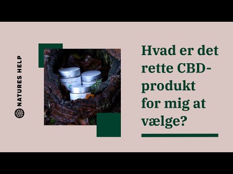 Cannabis (CBD) i hudpleje - hvordan vælger jeg det rette produkt?