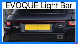 Range Rover Evoque Rear Tailgate LED Lightbar Strip Light Demo &amp; Fitting