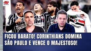 "FOI MUITO ENGANOSO! Cara, o CORINTHIANS CONTRA o SÃO PAULO foi TOTALMENTE..." 3 a 2 GERA DEBATE!