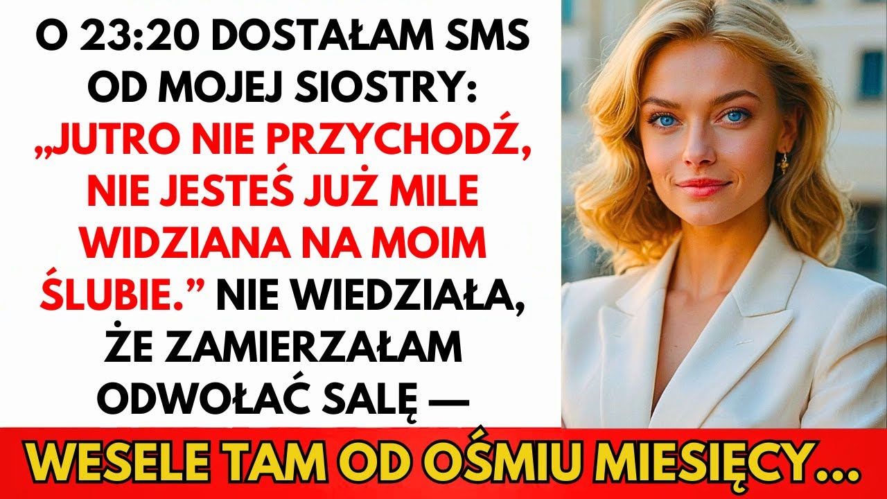 Siostra Wyrzuciła Mnie Ze Swojego Ślubu — Więc Odwołałam Salę, Którą Potajemnie Posiadałam