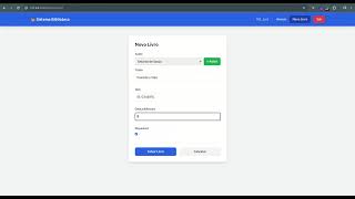 Projeto - Sistema Biblioteca - (Python 3 + Django)